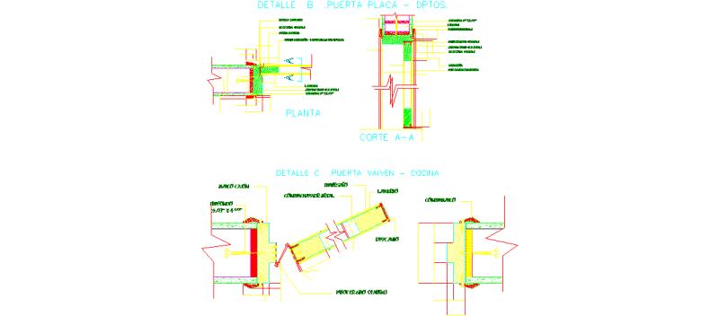 Bloques Autocad Gratis Puertas Carpintería De Interior 2376