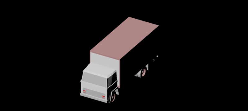 camión en 3d (3 dimensiones) modelo 06